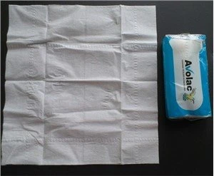 100% Kertas Tisu Cellulos Mini-handckerchief